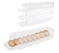 Porte-œufs réfrigérateur empilables - MEDIA WAVE STORE - Distributeur d'œufs plastique transparent