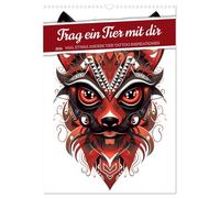 Porte un animal avec toi, Version française (Calendrier mural 2026 DIN A3 portrait), Calendrier CALVENDO mensuel