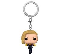 Funko – Pop! Porte-clés The Marvels Captain Marvel – Mini-figurine vinyle, produit officiel – cadeau