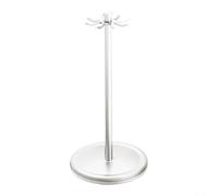 Porte-ustensiles à 8 crochets à suspendre avec rotation à 360 degrés pour comptoir de cuisine, organisateur pour un rangement efficace des outils de cuisine (blanc)