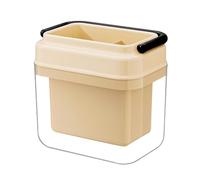 Porte-ustensiles de comptoir - 2 compartiments avec poignée, porte-ustensiles de cuisine, égouttoir à couverts - Pour cuillère, couverts, brosse éponge maison, appartement, restaurant et maison rurale