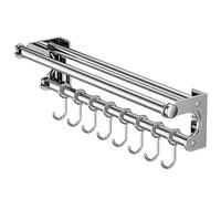 Porte-ustensiles de cuisine - Cintres à ustensiles avec crochets | Porte-ustensiles mural peu encombrant | Crochets à ustensiles de cuisine | Crochets muraux adhésifs sans perçage