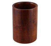 Porte-ustensiles de cuisine en bois pour cuillères, spatules, comptoir, table à manger, bureau, 8,6 x 8,6 x 12,7