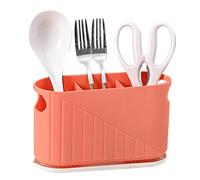 Porte-ustensiles de cuisine - Organiseur multifonction pour ustensiles de cuisine | Support de séchage d'ustensiles de grande capacité | Organiseur de rangement amovible pour couverts et baguettes