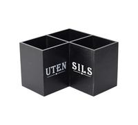 Porte-ustensiles de cuisine - Récipient de rangement pour ustensiles de cuisine, pour couverts, cuillères, fourchettes, spatules, baguettes, serviettes, pour plan de travail, coin et