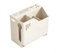 Porte-ustensiles en acier carbone pour comptoir de cuisine avec trous de | Bloc antirouille et égouttoir à couverts pour couteaux, cuillères et fourchettes