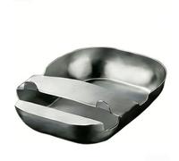 Porte-ustensiles en acier inoxydable avec design double fonction pour cuillères et couvercles de casseroles dans les petites cuisines