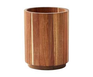 Porte-ustensiles: en bois, chariot à ustensiles, optimise l'efficacité de l'espace | Porte-couverts facile à nettoyer, organisateur de comptoir pour un usage quotidien, armoire de garde-manger pour co