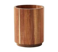 Porte-ustensiles en bois, support pour ustensiles de cuisine de 18 cm | Grande fourchette, organisateur de couverts rotatif pour salle à manger, garde-manger, armoire pour homme et femme, usage