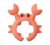 Porte-ustensiles en forme de crabe - Support de spatule en forme de crabe | Support de spatule en forme de crabe | Support de spatule à crabe | Support de cuillère à crabe en silicone anti-brûlure