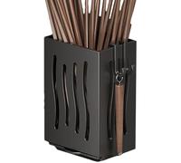 Porte-ustensiles mural, porte-cuillère et fourchette mural | Support porte-couverts | Support organisateur autoportant multifonctionnel pour cuillères et baguettes, garde les ustensiles au sec