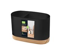 Porte-ustensiles - Organisateur De La Cuillère, Support De Couverts | Rack De Dramware Double Compartiment Pour Rabouret De Cuisine, Utilisation De La Cafétéria La Maison, Séparateur De Fourche