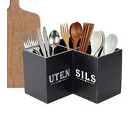 Porte-ustensiles pour comptoir de cuisine | Boîte de rangement pour vaisselle | Porte-cuillère pour comptoir de cuisine, pour argenterie, cuillères, fourchettes, couverts, baguettes, serviettes