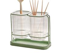 Porte-ustensiles pour cuisine - Organiseur transparent moderne | Porte-cuillère, fourchette, baguettes, accessoires ménagers pour spatule, outils de cuisine, armoires, comptoir, garde-manger, table de