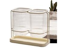 Porte-ustensiles pour cuisine - Organiseur transparent moderne | Porte-cuillère, fourchette, baguettes, accessoires ménagers pour spatule, outils de cuisine, armoires, comptoir, garde-manger, table de