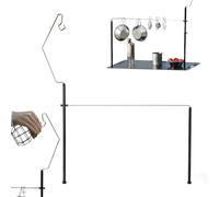 Porte-Ustensiles,Stockage en Métal Économe en Espace | Porte-Ustensiles à Barre Transversale pour Rangement | pour Cuisine Jardin BBQ Pique-Nique Décoration Ustensiles de Cuisine et