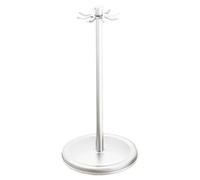 Porte-Ustensiles Tournant,avec 8 Crochets pour Spatule et Cuillère - Support de Cuisine à Rotation 360 Degrés,pour Cuillères et Accessoires de Cuisine Maison