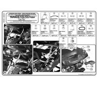 PORTE VALISE LATÉRAL KAPPA MONOKEY SIDE YAMAHA FZ6/FAZER (04-06)