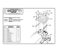 Plaque de boîtier supérieur GIVI E210 - MONOKEY®