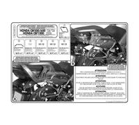 Givi Support latéral pour valises Monokey V35/V37 – pour Honda CBF 500/600/1000 ABS – Noir