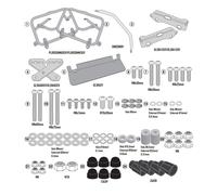 Givi Fixation pour valises latérales Plo9350mk Argenté