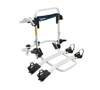 Porte vélo de coffre avec 2 rails pour 2 vélos vae et/ou vélo musculaire Peruzzo Firenze Blanc