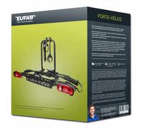 Porte velos 2 velos sur attelage basculant crow plus eufab
