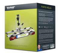 Porte-vélos sur attelage pliable 2 vélos