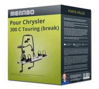 Porte-vélo Menabo Stand Up 2 pour Chrysler 300 C Touring type LX, LE 2 vélos TOP