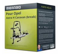 Porte-vélo Menabo Stand Up 2 pour Opel Astra H Caravan (break) type L35 2 vélos