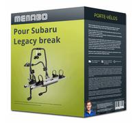 Porte-vélo Menabo Stand Up 2 pour Subaru Legacy break III type BE/BH 2 vélos TOP