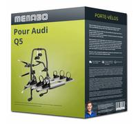 Porte-vélo Menabo Stand Up 3 pour Audi Q5 type 8R 3 vélos TOP