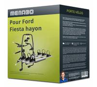 Menabò Porte-vélos Stand Up 3 – 3 vélos, fixation hayon, acier et aluminium