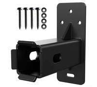 Porte-vélo mural pour rangement, support mural en métal robuste, capacité de 136 kg, compatible avec la plupart des vélos, comprend 4 vis et rondelles, noir