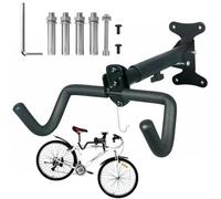 Porte Velo Mural,Support Mural pour Vélo,Support de Vélo Mur, Support de Vélo,Pinners Support de Vélo Mural Pliable et Rembourré,Cycle Support Velo Mural,Accroche Velo Mural,Crochet à Vélo Réglable