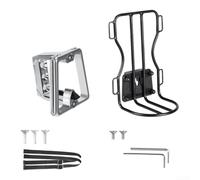 Porte-vélo pliable pour porte-bagages avant Brompton, sac de nez de porc | Support pour porte-bagages à fourche - Adaptateur vélo sans outils - Rangement urbain - Léger