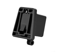 Porte-vélo pliable pour vélo - 85 x 50 x 55 mm - Adaptateur de montage sur panier - Facile à installer sans perçage - Léger PA66 + fibre de verre - Pour les déplacements urbains (noir)