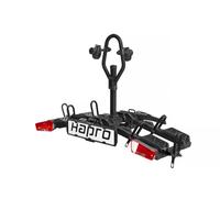 Porte-Vélo Pour Attelage Hapro Atlas Premium XFOLD 2 Noir, 2 Vélos