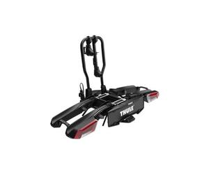 Porte velo sur boule d attelage thule easyfold 3 944100 2 velos compatible e bikes noir
