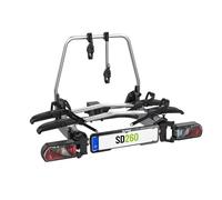 Eufab Porte-vélos SD260 2 vélos spécial portes battantes fourgon Silver