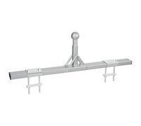Porte-vélos adaptateur caravane | Support de timon d'attelage | Matériel de fixation | Max. 50 kg | pour 2 vélos | Étrier en U et plaques de serrage | Accessoires de caravane