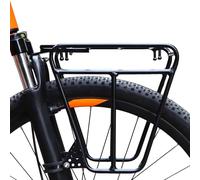 Porte-vélos avec panier, porte-bagages de tourisme, porte-vélos | Porte-bagages de randonnée sûr et résistant à l'abrasion pour les trajets quotidiens sur de longues distances