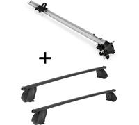 Porte-vélos Bike Pro + barres de toit K1 MEDIUM compatibles avec VW Caddy (2K) panneau 10-15