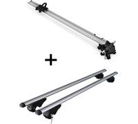 Porte-vélos Bike Pro + barres de toit Rio 120 compatibles avec Kia Sportage JE 04-'10