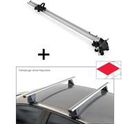 Porte-vélos Bike Pro + barres de toit VDP Delta compatibles avec Toyota Auris/Corolla (E180) Touring Sports (5 portes) 2013-2018