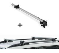 Porte-vélos Bike Pro + porte-rail CRV135 compatible avec Fiat Doblo Malibu 01-10