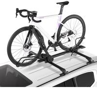 Porte-vélos de toit - taille de roue 508-737mm - Porte-vélos pliable - Pour montage sur toit de voiture