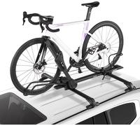 Porte-vélos de toit VEVOR capacité de charge de 15 kg, porte-vélos de toit pliable avec système de verrouillage sûr pour la plupart des barres transversales standard, porte-vélos de toit droit pour vo