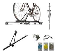 Porte-vélos en acier pour toit de voiture avec barres, poids max 15 kg, roues de vélo 55 mm, porte-vélos uniquement sur barres porte-bagages, homologué, compatible avec L and R OVER Range Rover 2.0