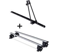 Porte-vélos ORION + barres de toit Menabo Tema compatibles avec Land Rover compatible avec Rover Discovery 4 (L319 5 portes) 2010-2016